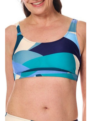 Amoena Lisbon Bikini Top Μπουστάκι Τιρκουάζ Navy Μπλε 71754