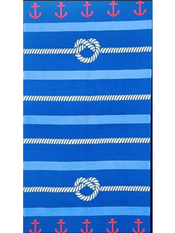 Join Πετσέτα Θαλάσσης Microfiber Μπλε 70x150cm 0555