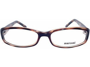 Marconi 722 C19 Ανδρικός Σκελετός Γυαλιών Οράσεως Κοκάλινος Καφέ Κόκκινος