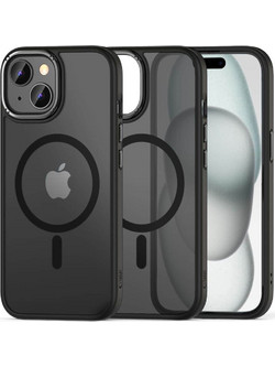 Tech-Protect Magmat Back Cover Matte Black (iPhone 15)