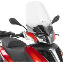 Givi D5600ST Ζελατίνα Μηχανής για Piaggio MP3 Yourban 125 / 300 '11 570x445mm GIVPIAZEL11