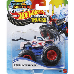 Mattel Hot Wheels Monster Trucks Color Shifters Ramblin' Wrecker