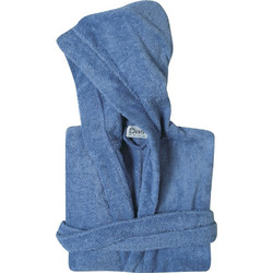 Das Home Casual 5909 Παιδικό Μπουρνούζι Κολυμβητηρίου με Κουκούλα 430gr/m² Μπλε