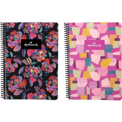 Hallmark Cubes-Flowers Σπιράλ Τετράδιο Ριγέ B5 70 Φύλλων 2 Θεμάτων 2 Σχέδια 333-33402