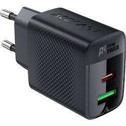 Acefast A78 Φορτιστής χωρίς Καλώδιο με Θύρα USB-A & Θύρα USB-C 20W Quick Charge 3.0 & Power Delivery