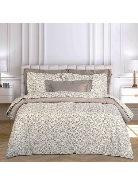 Greenwich Polo Club Σετ Σεντόνια King Size Βαμβακερά 260x280 Essential 2370 Beige Cream