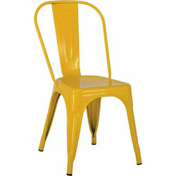 PoliHome Lirex Καρέκλα Κήπου Μεταλλική Κίτρινη 162866939