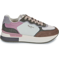 Pepe Jeans Rusper Mania Γυναικεία Sneakers Flatforms Λευκά Ροζ PLS60025-979