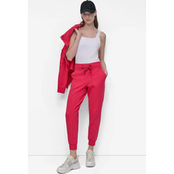 DKNY Γυναικείο Παντελόνι Φόρμας με Λάστιχο Φούξια DP5P3496-F171