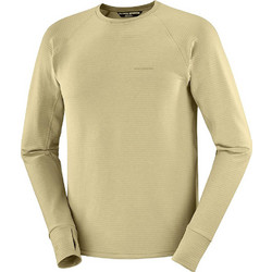 Salomon Shakeout Core Ανδρικό Αθλητικό T-Shirt Εκρού C26042