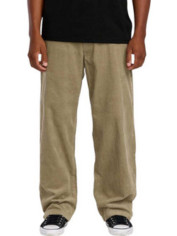 Volcom Ανδρικό Παντελόνι Loose Εφαρμογή Μπεζ A1132506-KHA