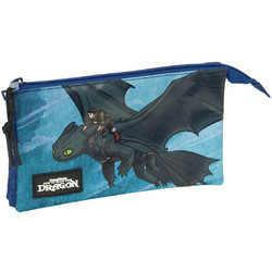 Safta How To Train Your Dragon Κασετίνα με 3 Θήκες Μπλε S2460873