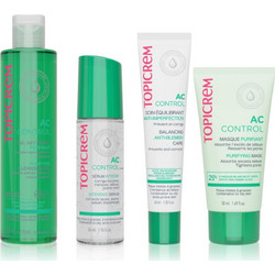 Topicrem AC Serum 34ml + Active Care Cream 40ml + Purifying Cleansing Gel 200ml + Purifying Mask 50ml