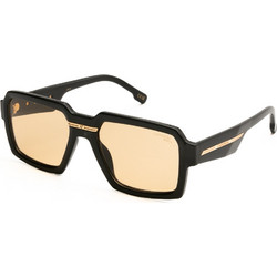 Carrera CA15S 8074A Ανδρικά Γυαλιά Ηλίου Τετράγωνα Κοκάλινα Μαύρα με Πορτοκαλί Φακό