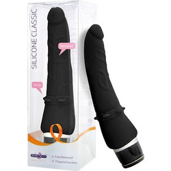 Seven Creations Silicone Classic Πρωκτικός Δονητής Ασύρματος 19cm Μαύρος
