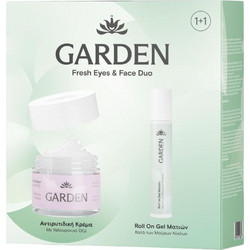 Garden No8 Anti-Wrinkle Face & Eyes Cream 50ml + Roll-On Eye Gel 20ml