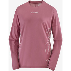 Salomon Run Sense Aero Γυναικείο Αθλητικό T-Shirt Ροζ LC2697900