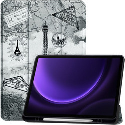 Sonique Smartcase Slim Paris (Samsung Galaxy Tab S9 / Samsung Galaxy Tab S9 FE)