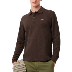 Lacoste Ανδρική Μπλούζα Polo Μακρυμάνικη Σοκολατί L1313-KD9