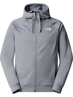 The North Face Ανδρική Ζακέτα Φούτερ με Κουκούλα και Φερμουάρ Γκρι NF0A8DVYPUW
