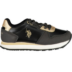 U.S. Polo Assn. Παιδικά Sneakers Μαύρα Χρυσά NOBIK011KCNH2