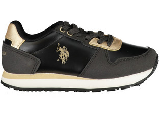 U.S. Polo Assn. Παιδικά Sneakers Μαύρα Χρυσά NOBIK011KCNH2