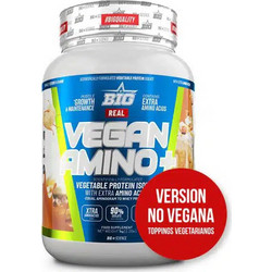 Big Supplements Real Vegan Amino Banana Salted Caramel Φυτική Πρωτεΐνη 1kg