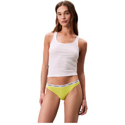 Calvin Klein Βαμβακερό Γυναικείο String Lime 000QD5043E-LRF