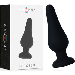 Intense Pipo Πρωκτική Σφήνα 11cm Μαύρη D-216040