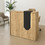 Megapap Navita Γραφείο Reception Ξύλινο 113.6x42x111.8cm GP042-0348,1