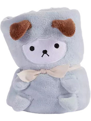 Nef-Nef Lovely Sheep Κουβέρτα Αγκαλιάς Fleece 80x110 Γαλάζια