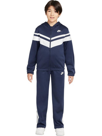 Nike Dri-Fit Παιδικό Σετ Φόρμας Navy Μπλε Λευκό HQ9316-410