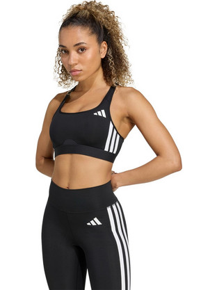 Adidas Performance PWRCT MS 3S Αθλητικό Μπουστάκι με Μέτρια Στήριξη & Αφαιρούμενη Ενίσχυση Μαύρο KB7366