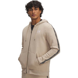 Under Armour Ανδρική Ζακέτα Φούτερ με Κουκούλα και Φερμουάρ Μπεζ 1390298-299
