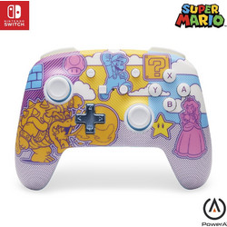 PowerA Enhanced Wireless Controller Mushroom Kingdom Pop Art για Switch