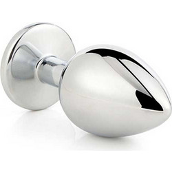 Dream Toys Gleaming Love Πρωκτική Σφήνα Diamond Plug 8.3cm Ασημί