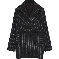 Funky Buddha Γυναικείο Ημίπαλτο Υφασμάτινο Μαύρο FBL012-121-01
