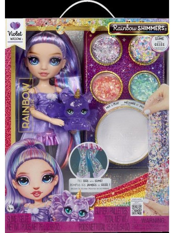 MGA Entertainment Rainbow High Shimmers Κούκλα & Slime Violet