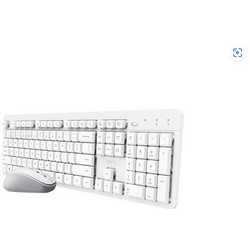 Trust Ody II White Ασύρματο Σετ Πληκτρολόγιο & Ποντίκι