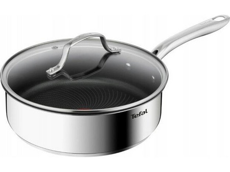 Tefal Infinite Τηγάνι Αλουμινίου Αντικολλητικό με Καπάκι 24cm
