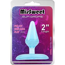 Chisa Novelties Mis Sweet Πρωκτική Σφήνα 6.6cm Μπλε
