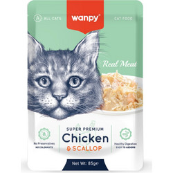 Wanpy Super Premium with Chicken & Scallop 85gr