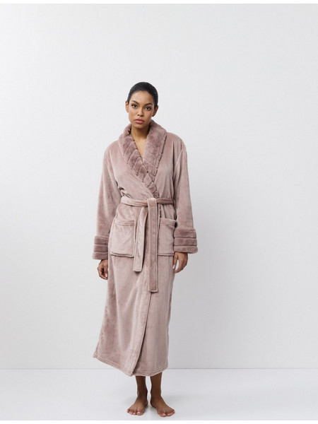 Aruelle Demi Γυναικεία Ρόμπα Χειμωνιάτικη Fleece Ροζ 39.01.23.867