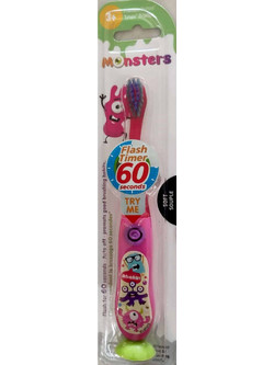 Monsters Soft Παιδική Oδοντόβουρτσα Ροζ