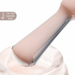 Alezori Non Wipe Nude Top Coat Ημιμόνιμο Βερνίκι Νυχιών 15ml