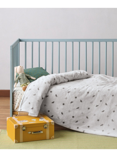 Kentia Nube Κουβέρτα Αγκαλιάς Fleece 80x100 Γκρι