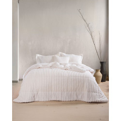 Rythmos Κουβερτοπάπλωμα Υπέρδιπλο 220x240 Butter Λευκό