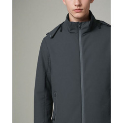 Biston Ανδρικό Μπουφάν Χειμωνιάτικο Puffer Ανθρακί 54-201-051