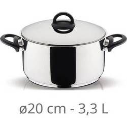 Pyramis Homebliss Κατσαρόλα Χύτρα Αλουμινίου 20cm 3.3lt