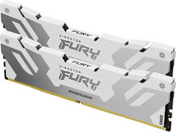 Kingston Fury Renegade 64GB (2X32GB) DDR5 RAM 6400MHz C32 White